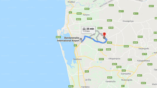 Minuwangoda City to Colombo Airport (CMB) Private Transfer