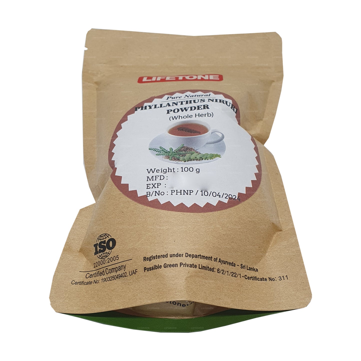 Lifetone Phylanthus Niruri  Powder (100g)