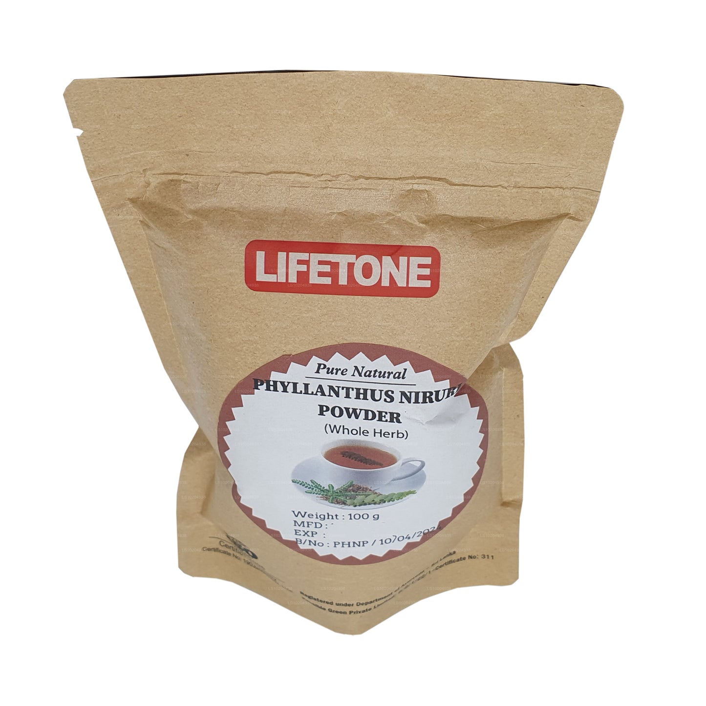 Lifetone Phylanthus Niruri  Powder (100g)