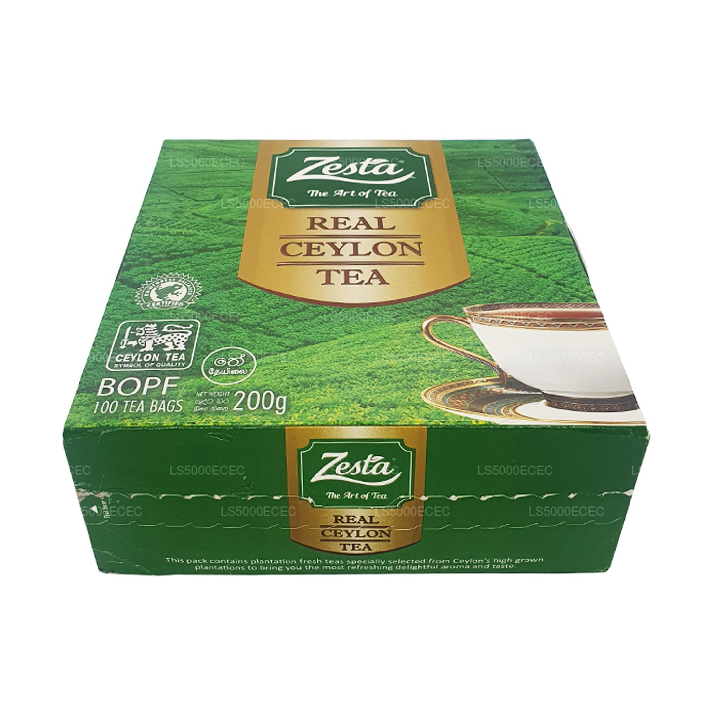 Zesta Real Ceylon Tea (200g) 100 Tea Bags