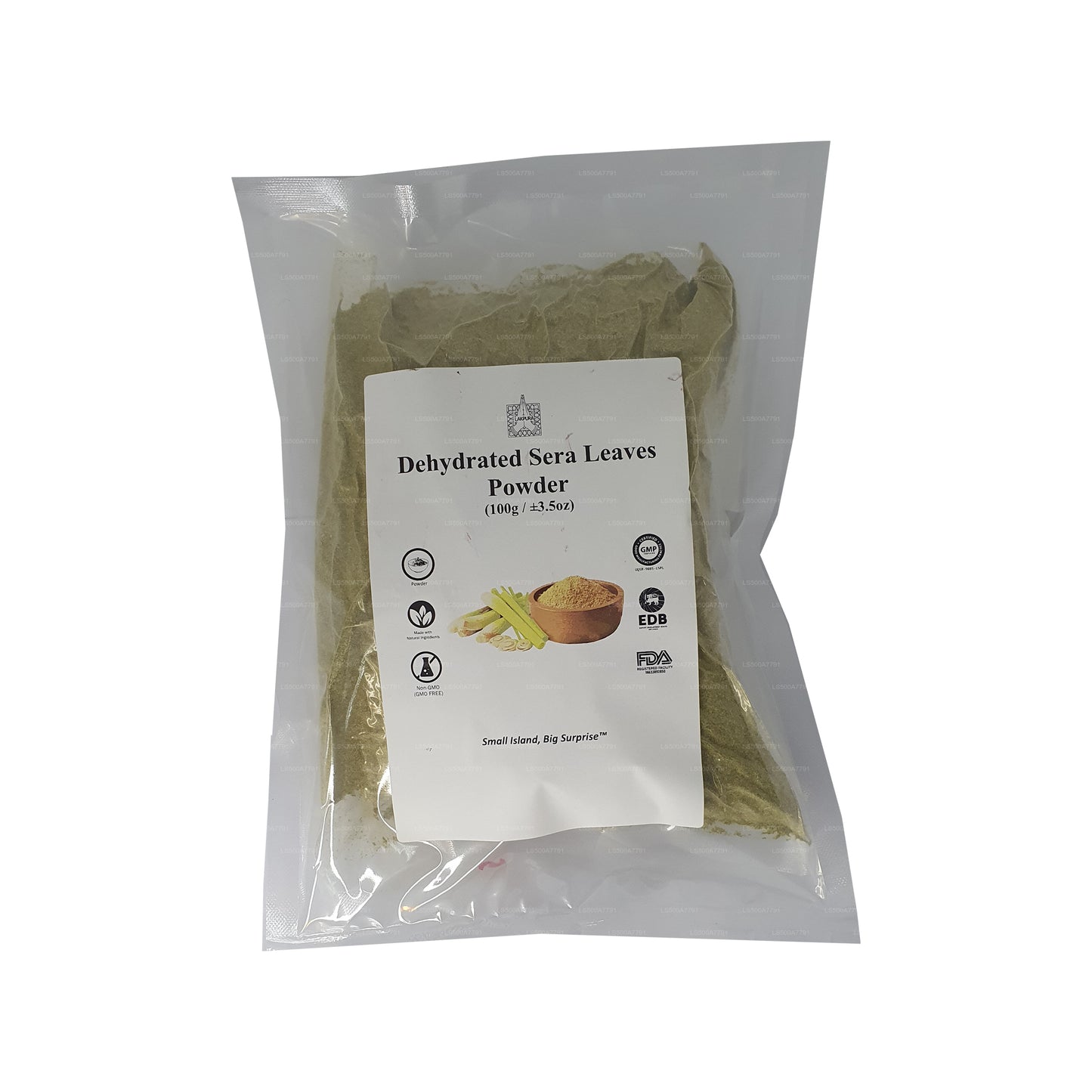 Lakpura Dehydrated Sera Leaves (Cymbopogon Citrates) Powder (100g)