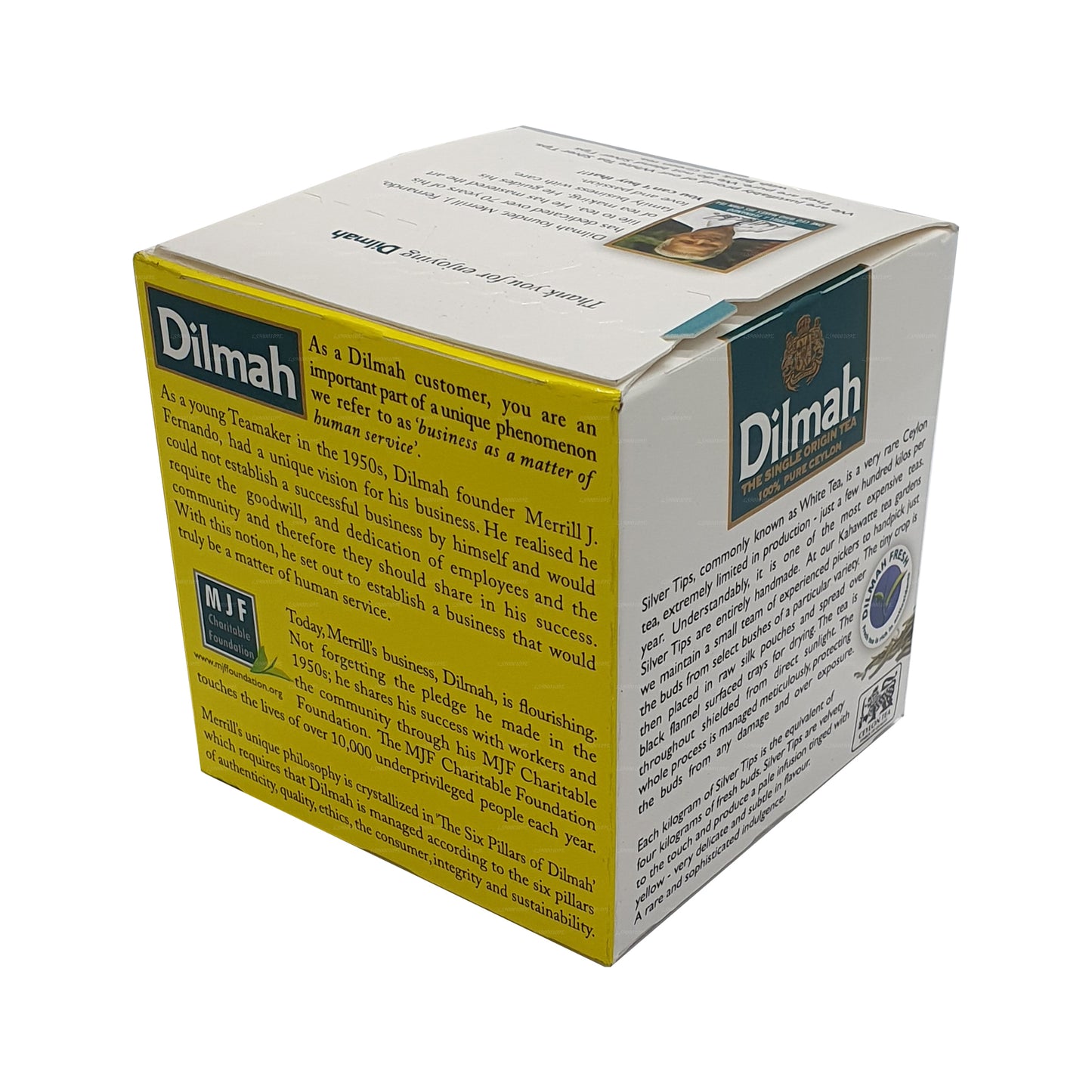 Dilmah Real White Tea Ceylon Silver Tips (20g) 10 Tea Bags