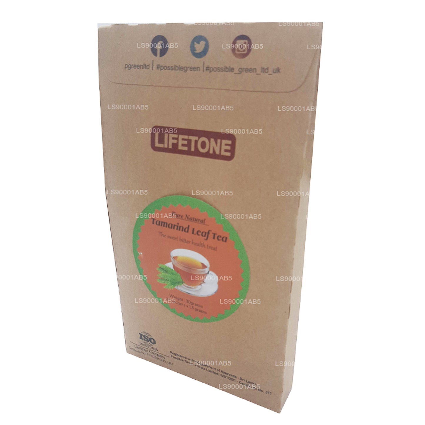 Lifetone Tamarind Leaf Tea (30g) 20 Tea Bags