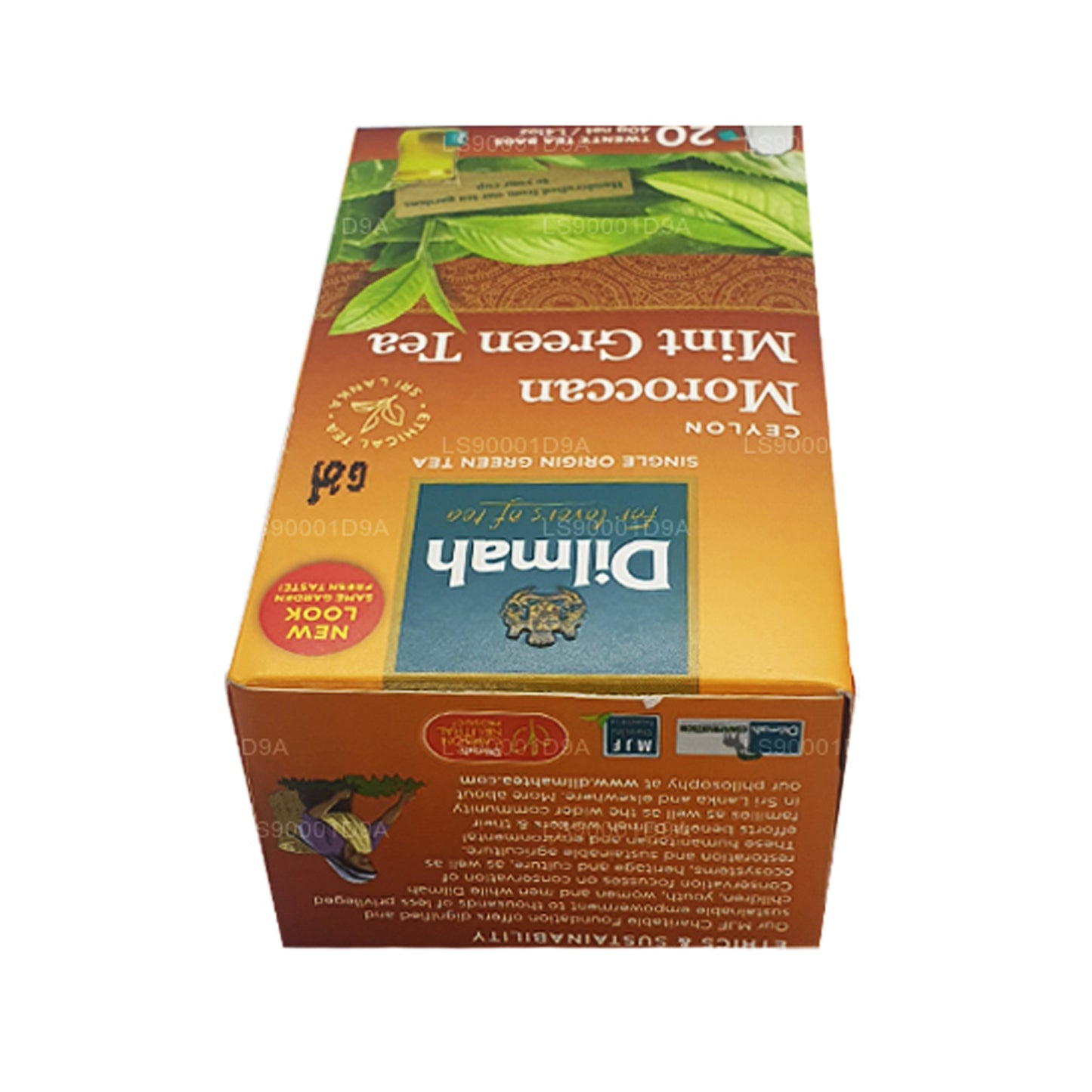 Dilmah Ceylon Moroccan Mint Green Tea (40g) 20 Tea Bags