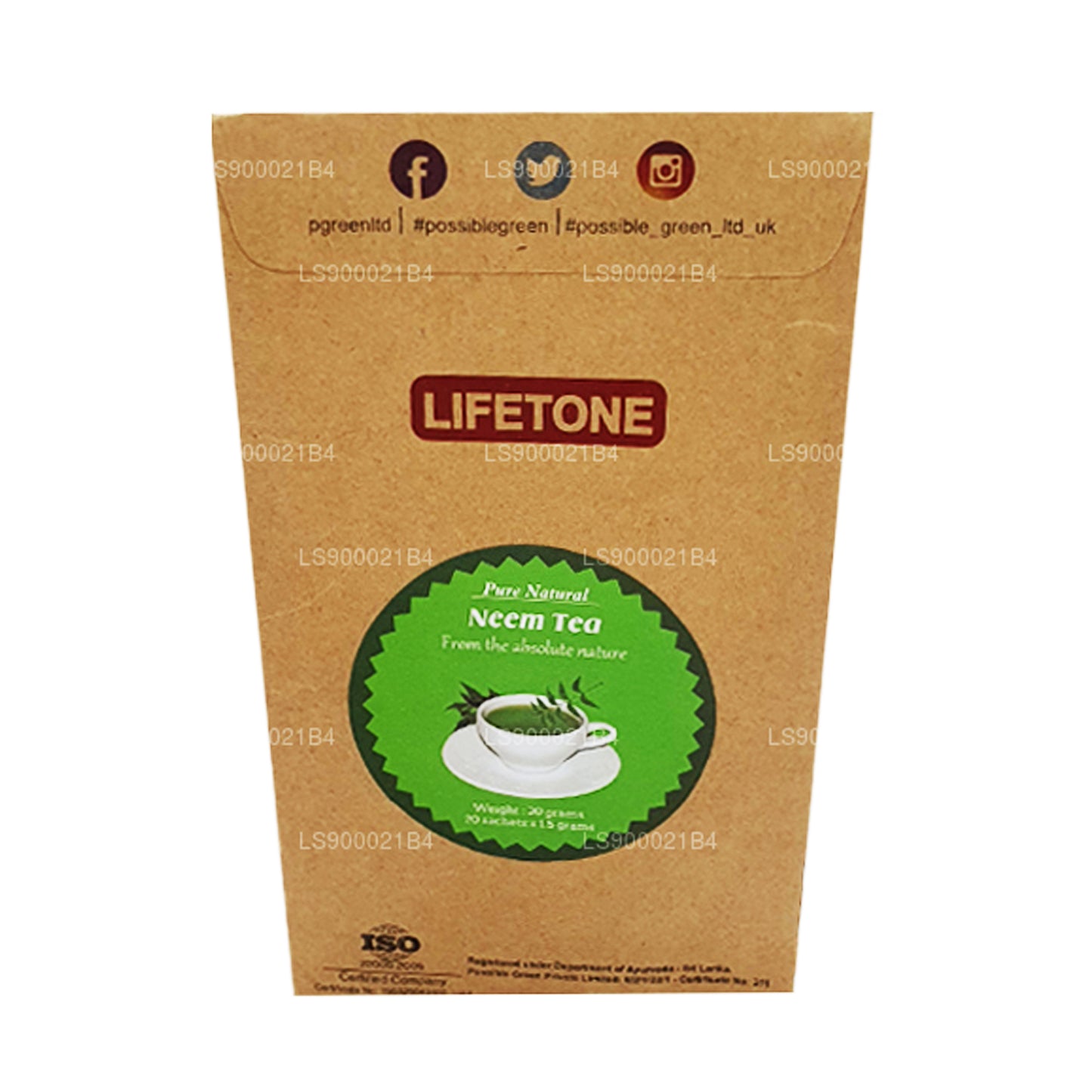 Lifetone Neem Leaf Tea (30g)