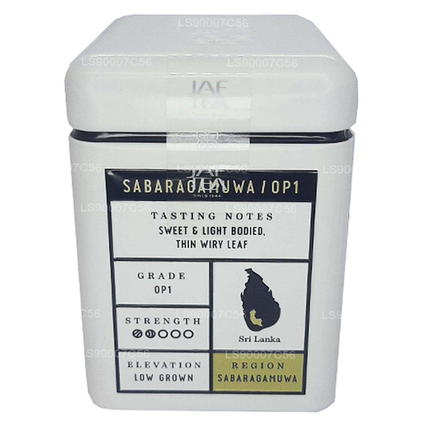 Jaf Tea Single Region Collection Sabaragamuwa OP1 Caddy (90g)