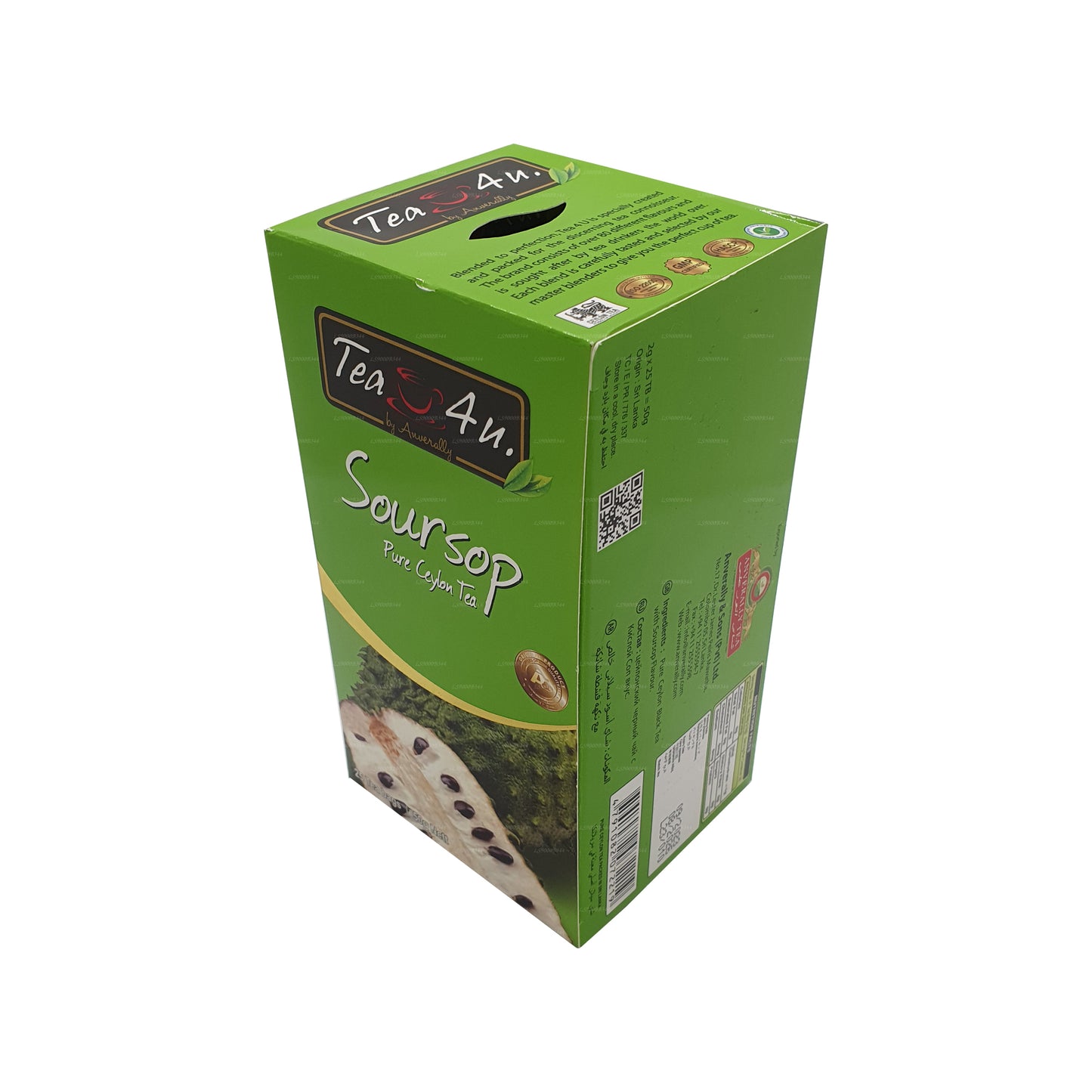 Tea4U Black Tea with Soursop (50g) 25 Tea Bags