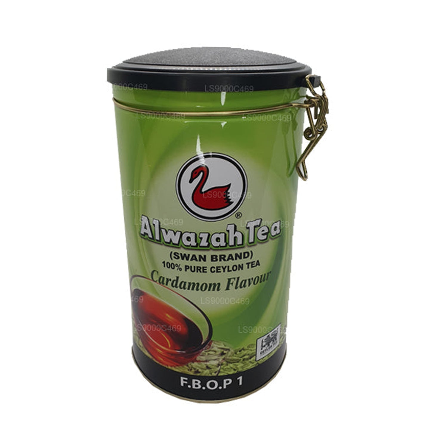 Alwazah Cardamom Flavour  Tea (FBOP1) Tin (300g)