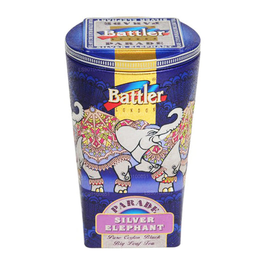 Battler Silver Elephant (100g) Tin Caddy