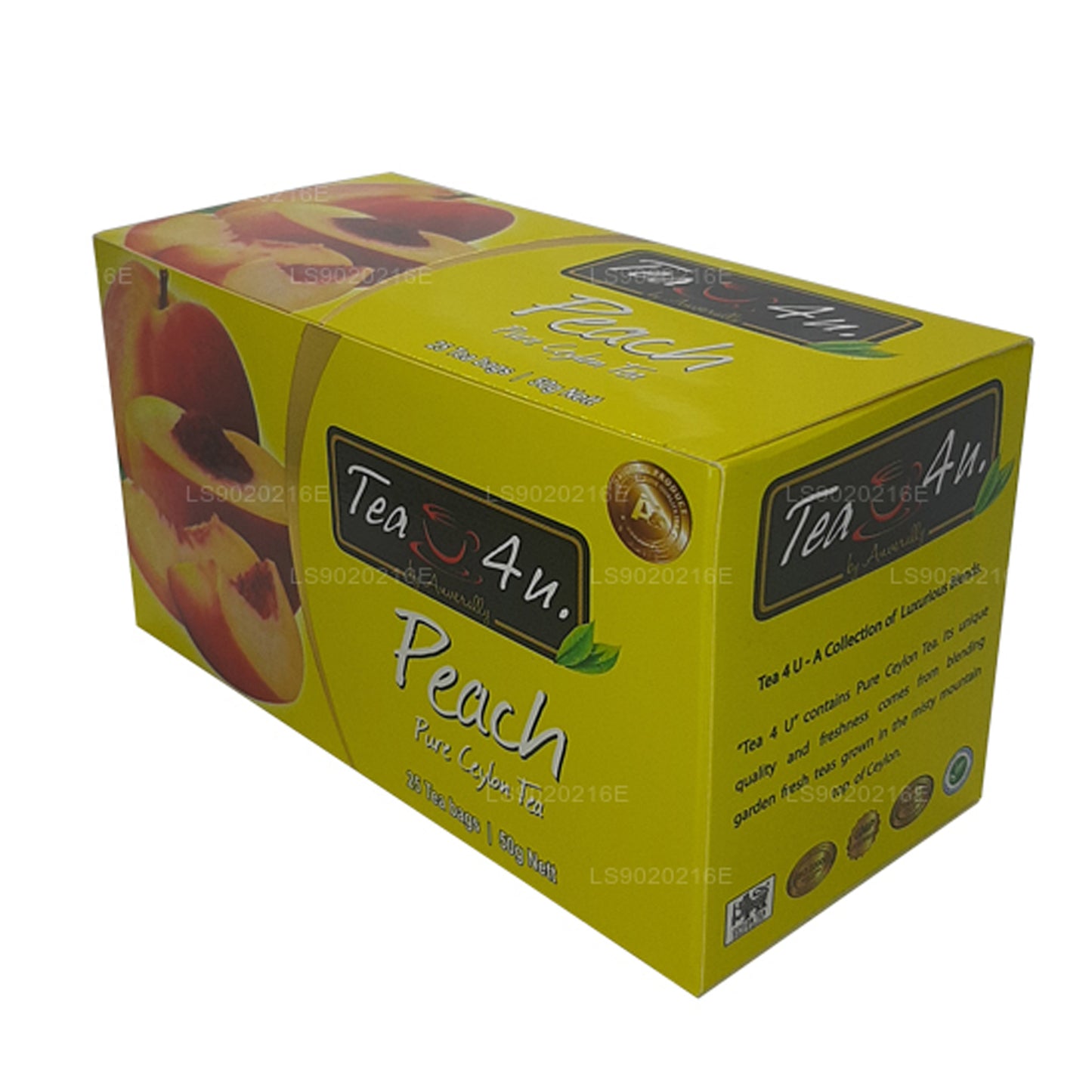 Tea4U Peach Tea (50g) 25 Tea Bags