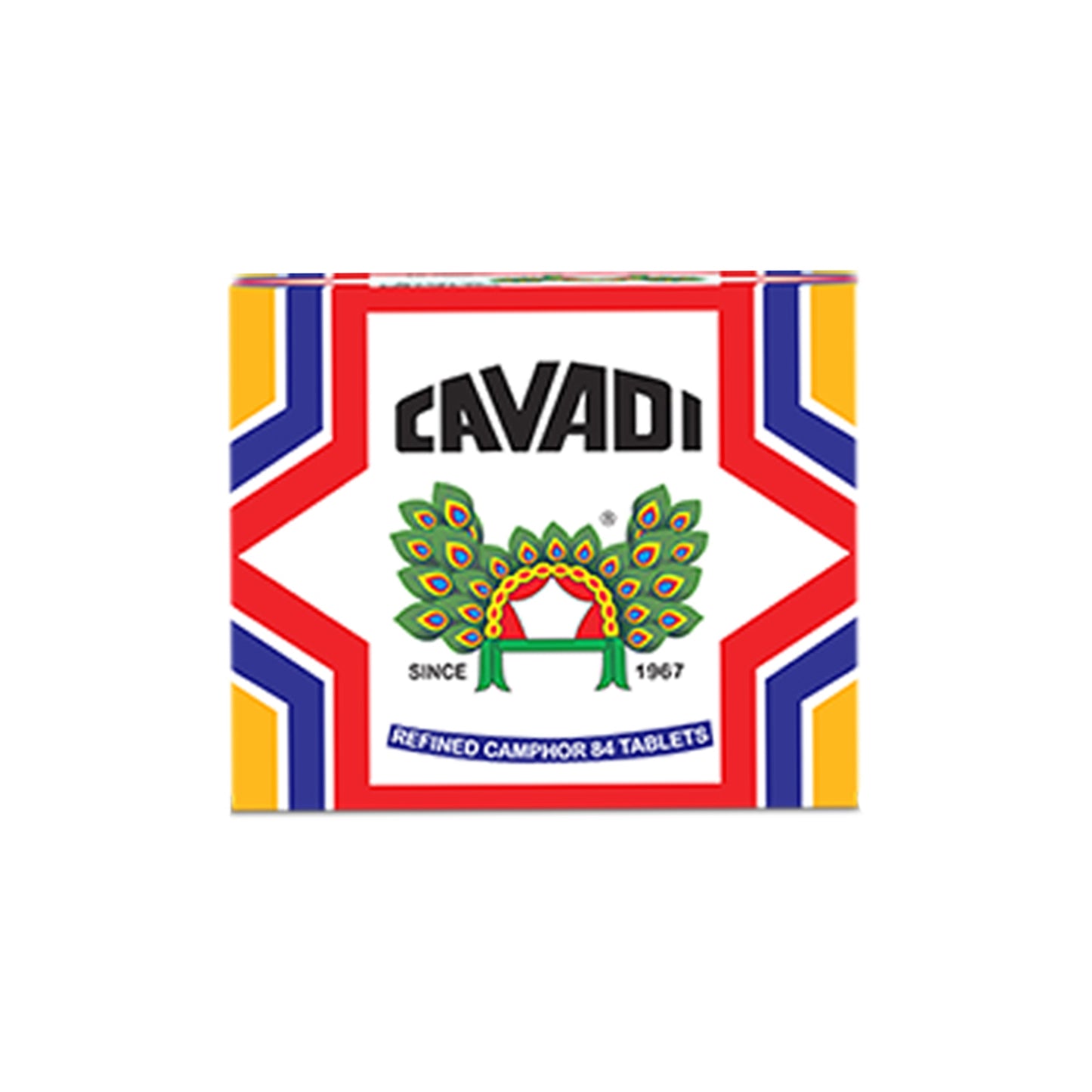 Cavadi Mark Camphor Refined Camphor 105 Tablets (Economy Carton)