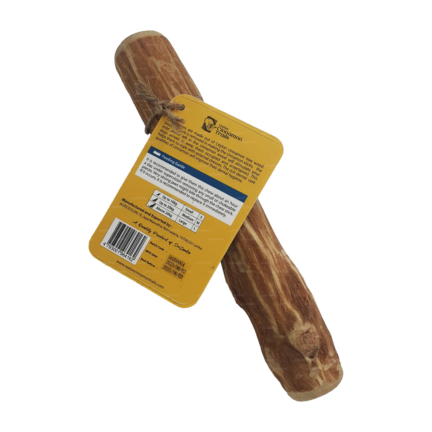 Ceylon Cinnamon Trails Cinnamon Wood Dog Chew