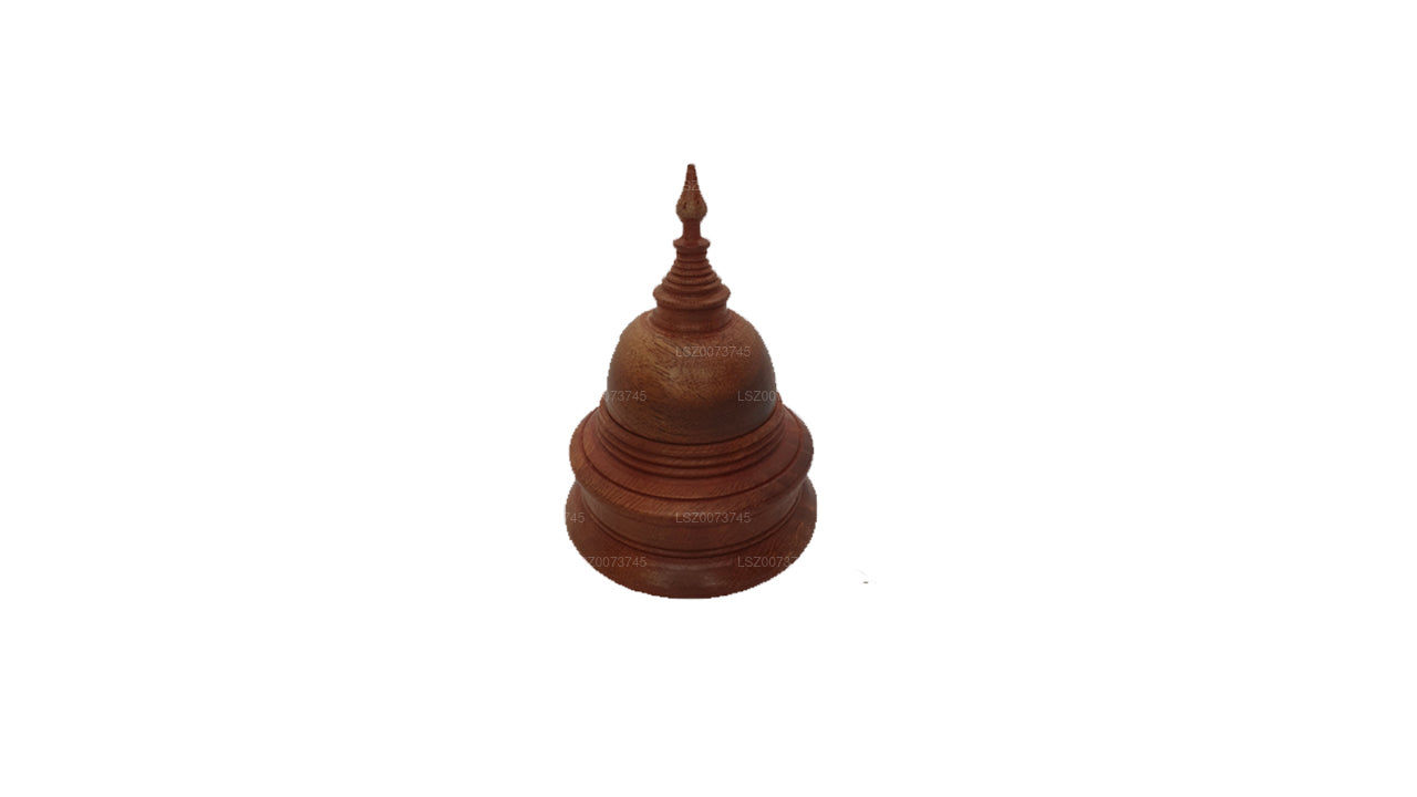 Buddha Stupas Wood Color (H-4 inch W-3 inch)