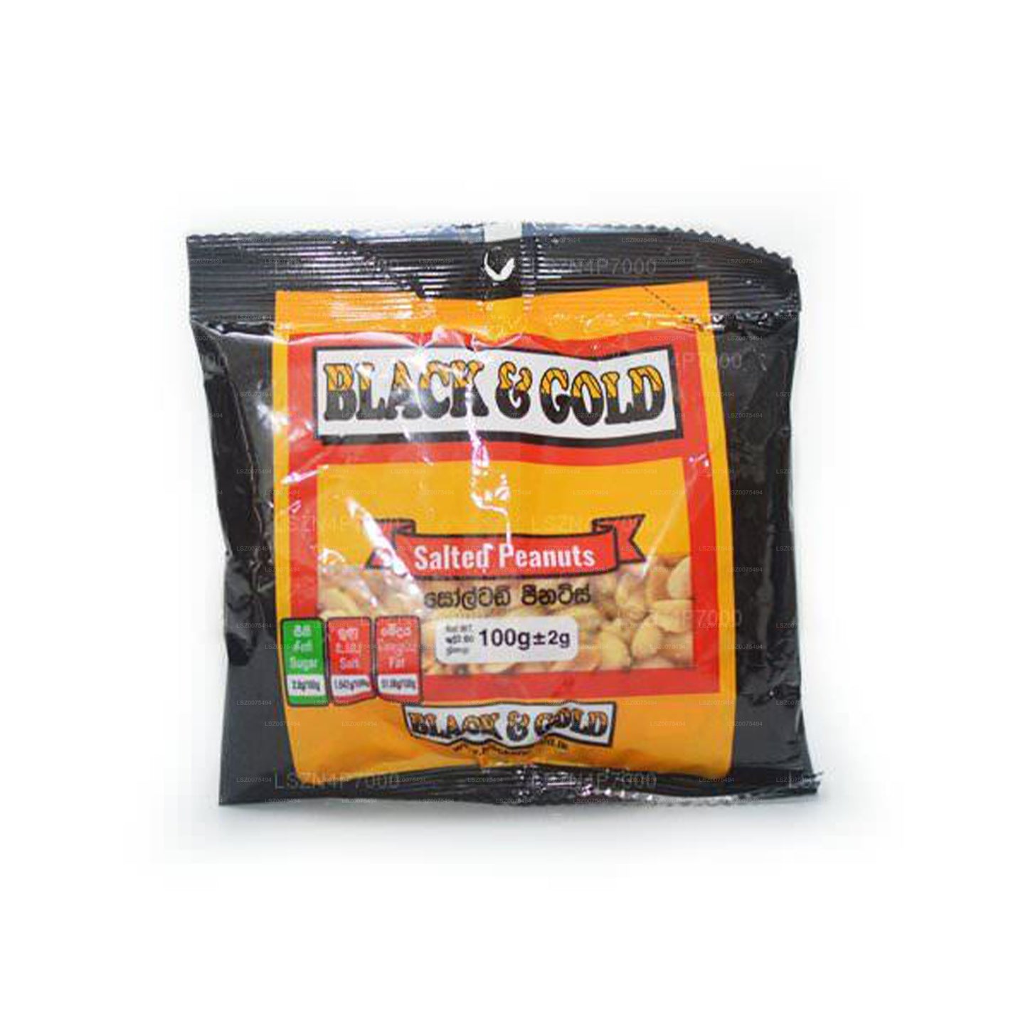 Black & Gold Salted Peanuts (100g)