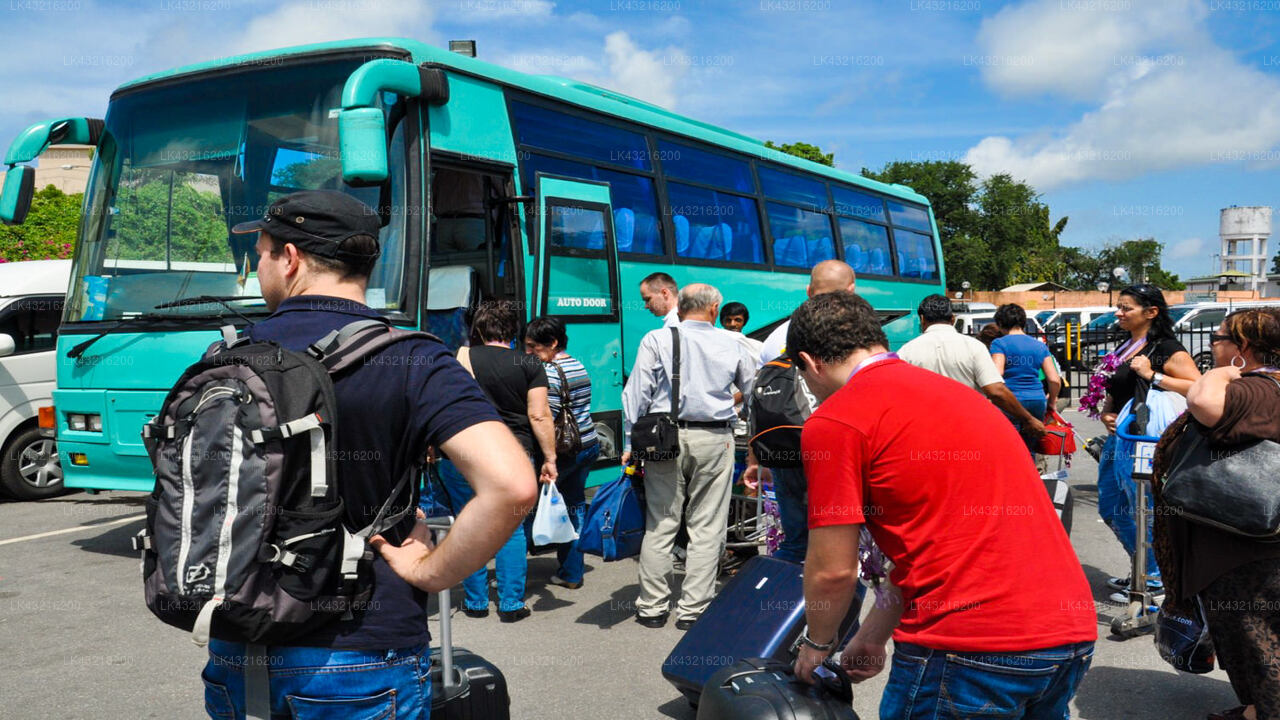 Transfer between Colombo Airport (CMB) and Cadjan sacred, Anuradhapura