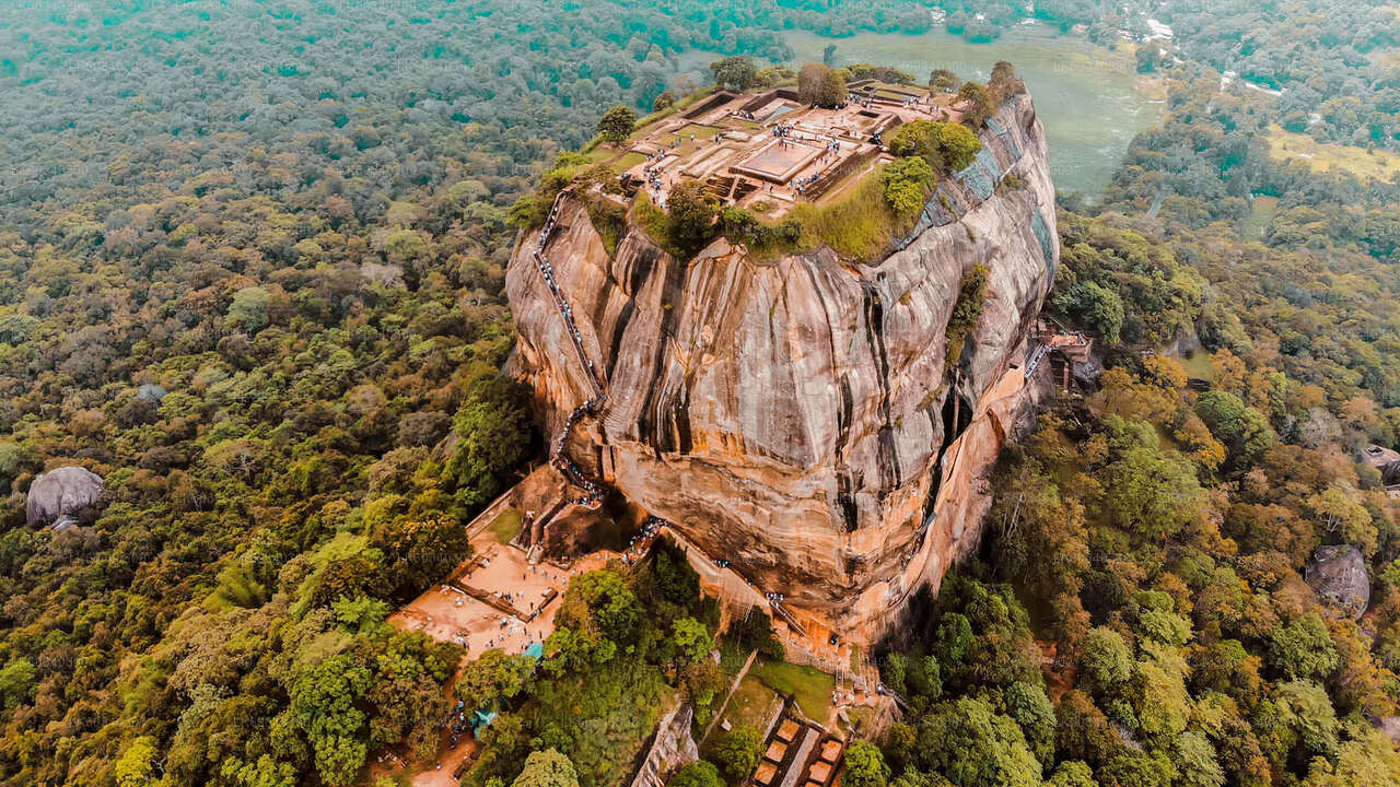 Sigiriya Rock and Dambulla Cave from Panadura