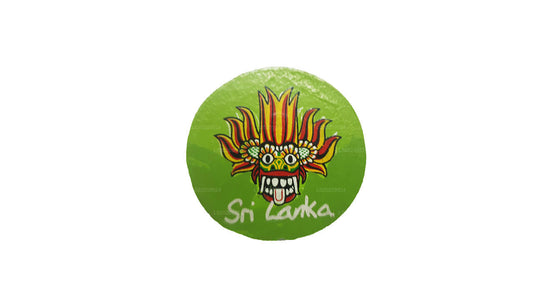 Sri Lankan Ginidal Raksha Mask Fridge Magnet