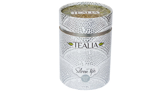 Tealia Silver Tips Canister (50g)