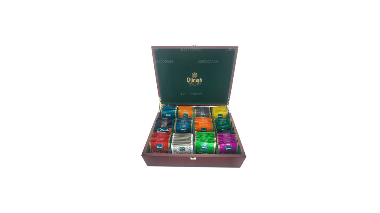 Dilmah Luxury Timber Presenter with Lid (12 Varieties)