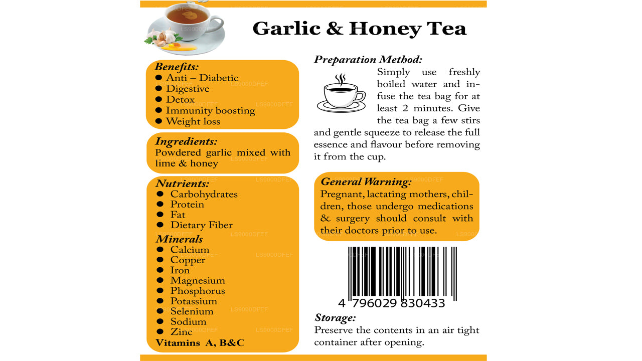 Lifetone Garlic Honey Tea (40g)