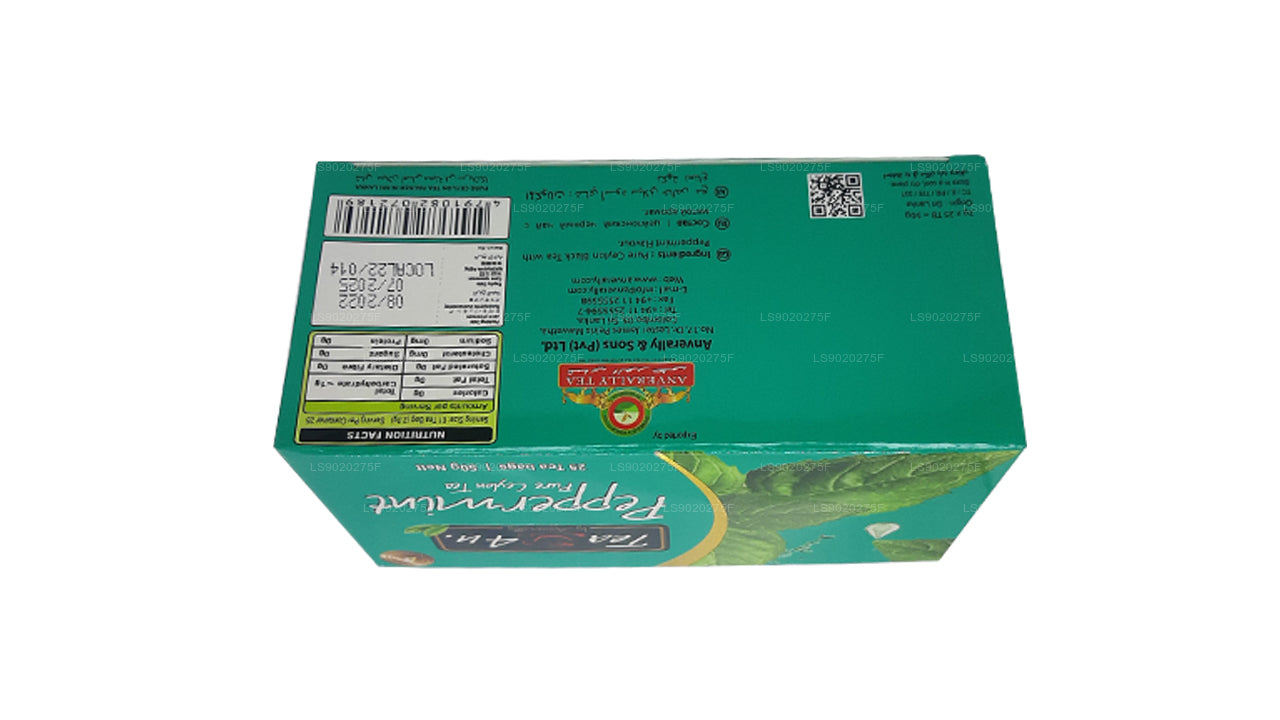 Tea4U Peppermint Pure Ceylon Tea (50g) 25 Tea Bags