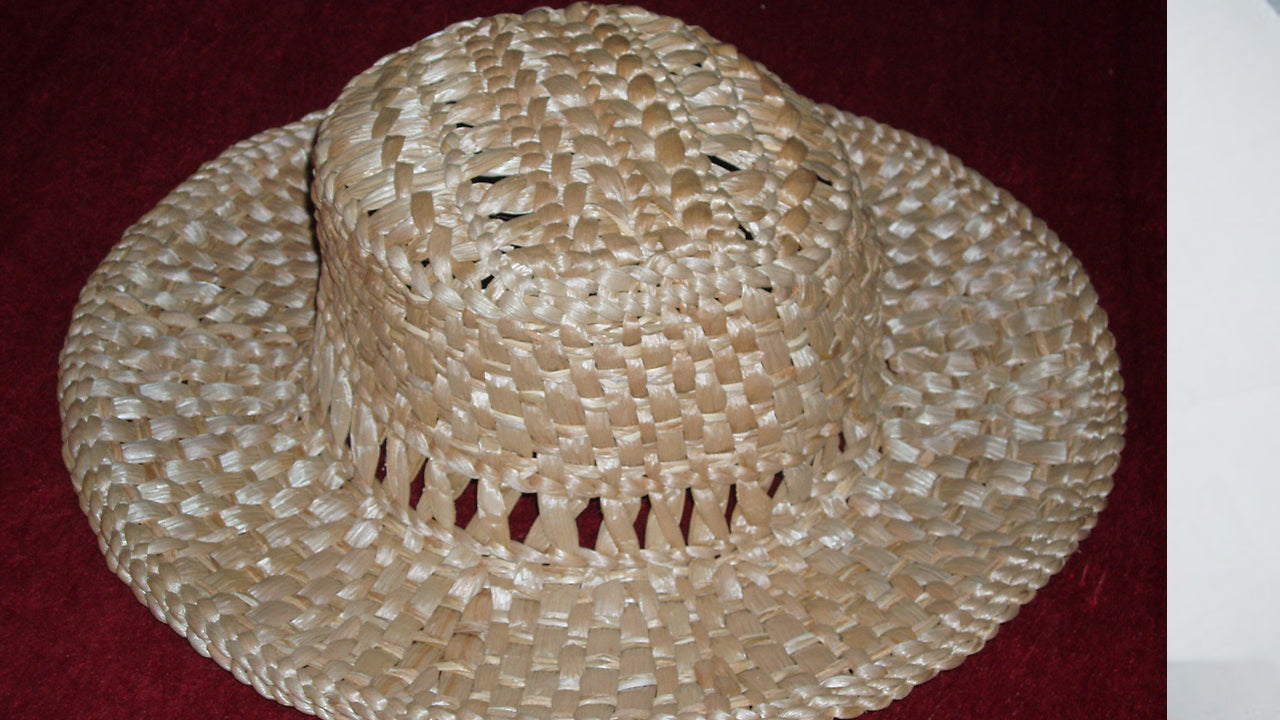 Handmade Hats Made of Reed